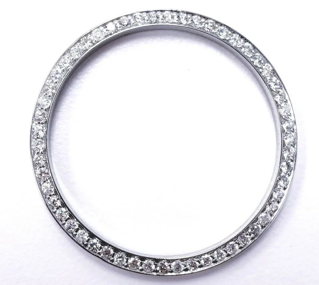 Real Diamond Bezel 1 CTW for Rolex Watch After Market 36mm Natural  G-H SI2/I1