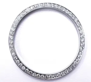 Real Diamond Bezel 1 CTW for Rolex Watch After Market 36mm Natural  G-H SI2/I1