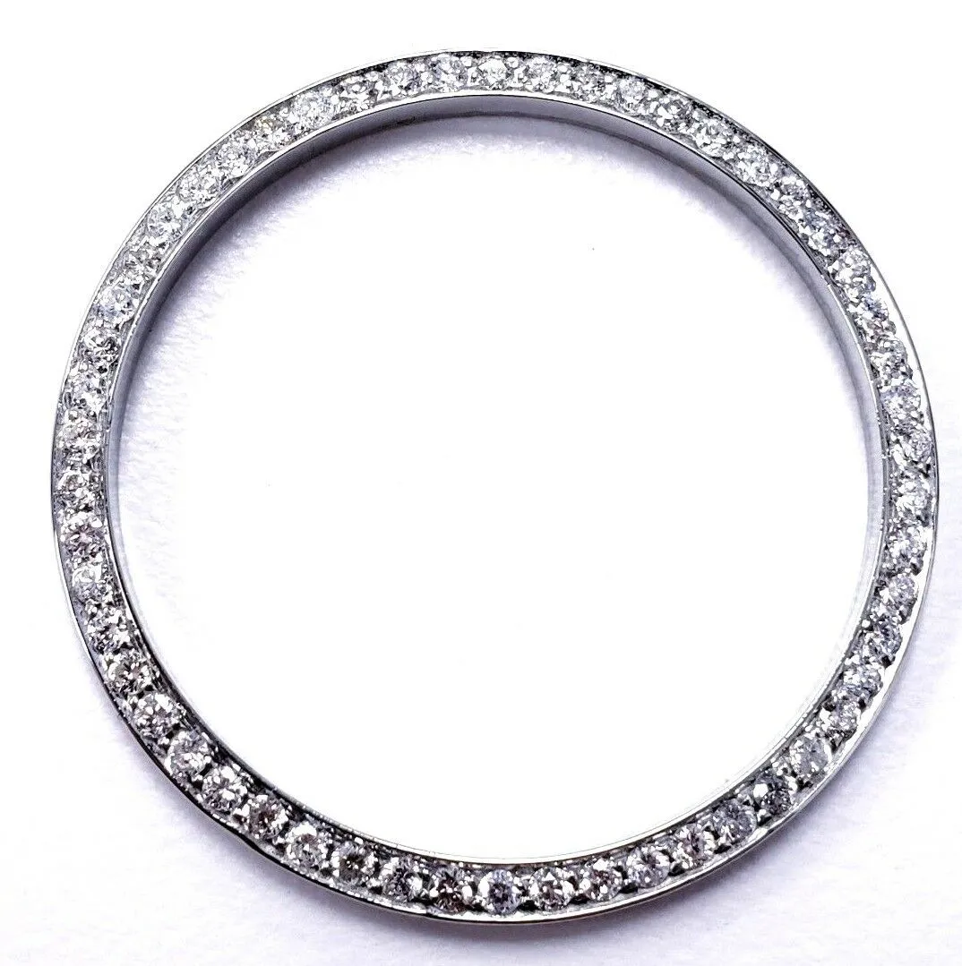 Real Diamond Bezel 1 CTW for Rolex Watch After Market 36mm Natural  G-H SI2/I1