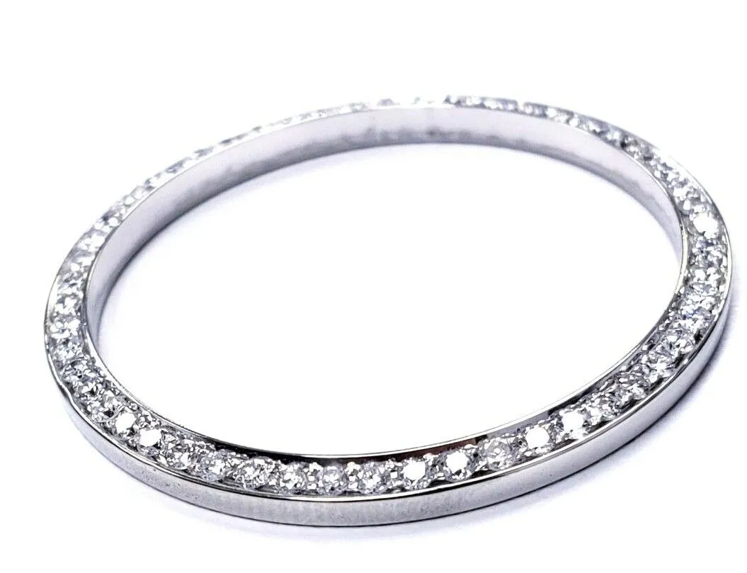 Real Diamond Bezel 1 CTW for Rolex Watch After Market 36mm Natural  G-H SI2/I1