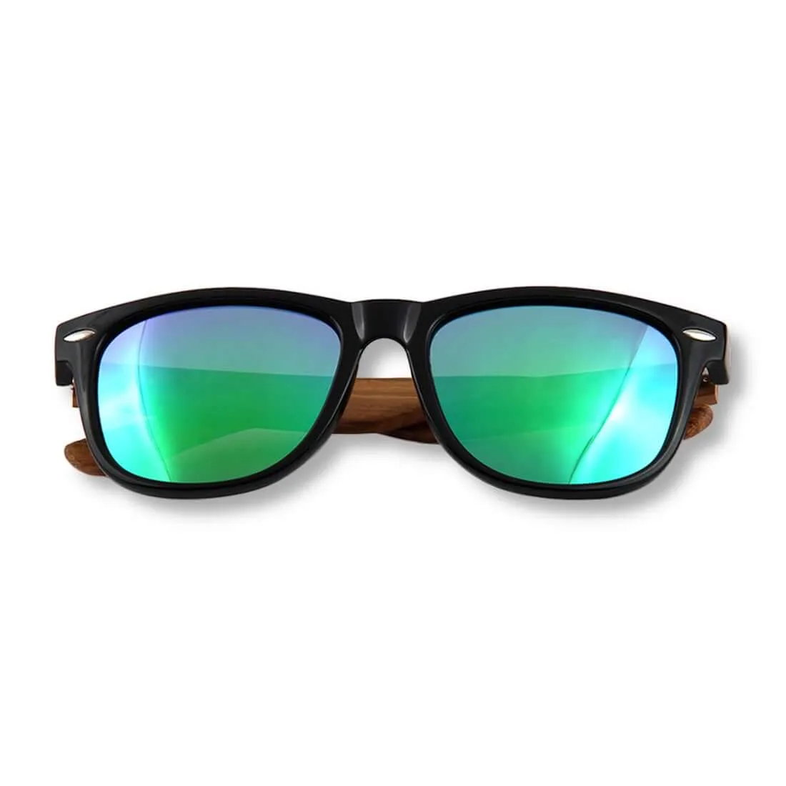 Real Zebra Wood Wanderer Sunglasses by WUDN