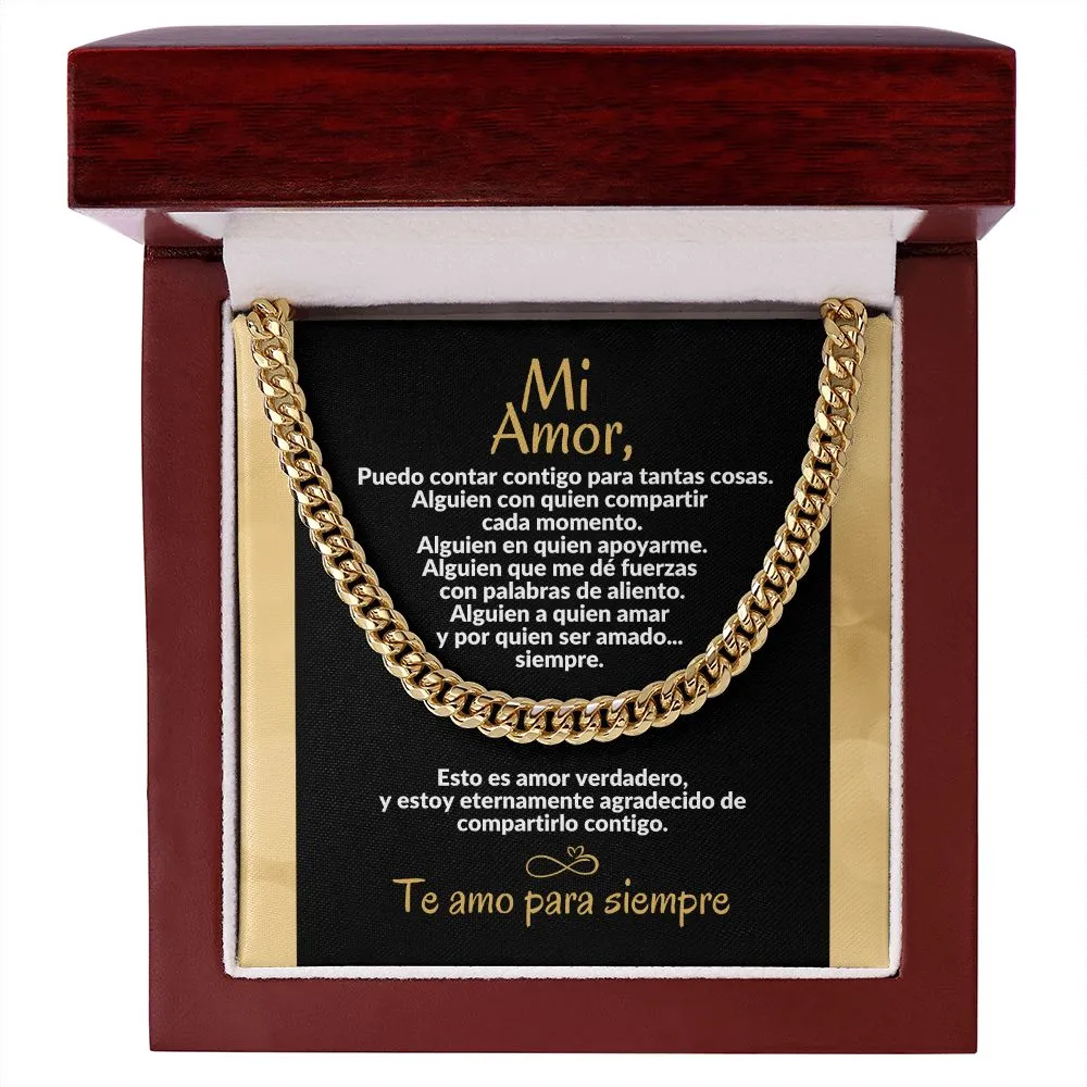 Regalo Para Mi Amor | Cadena de Eslabones Cubanos | Siempre