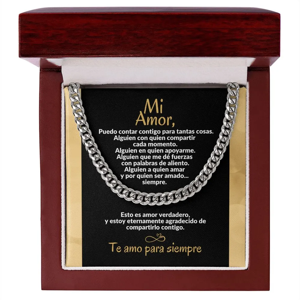 Regalo Para Mi Amor | Cadena de Eslabones Cubanos | Siempre