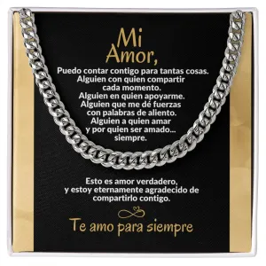 Regalo Para Mi Amor | Cadena de Eslabones Cubanos | Siempre