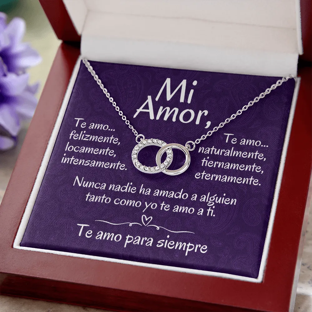 Regalo Para Mi Amor | Collar de Círculos Entrelazados | Te Amo