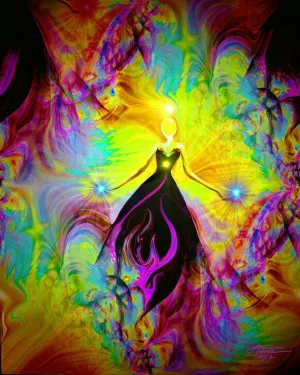 Reiki Healing Chakra Energy Wall Art "Empowerment"