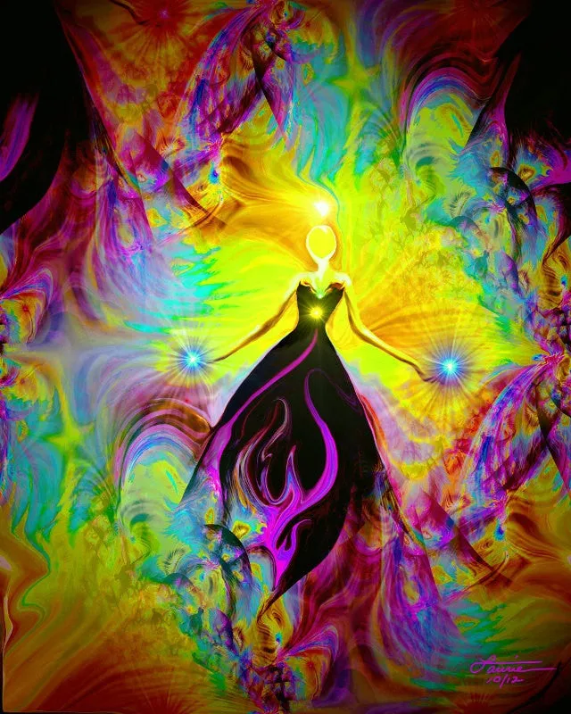 Reiki Healing Chakra Energy Wall Art "Empowerment"
