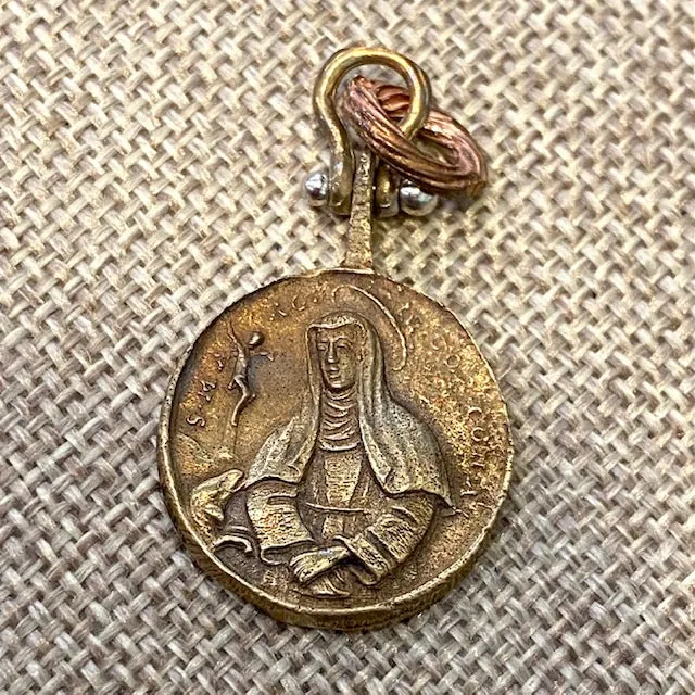 Religious Shipwreck Medallion (El Bueno Consejo) - Bronze - Saint Anthony