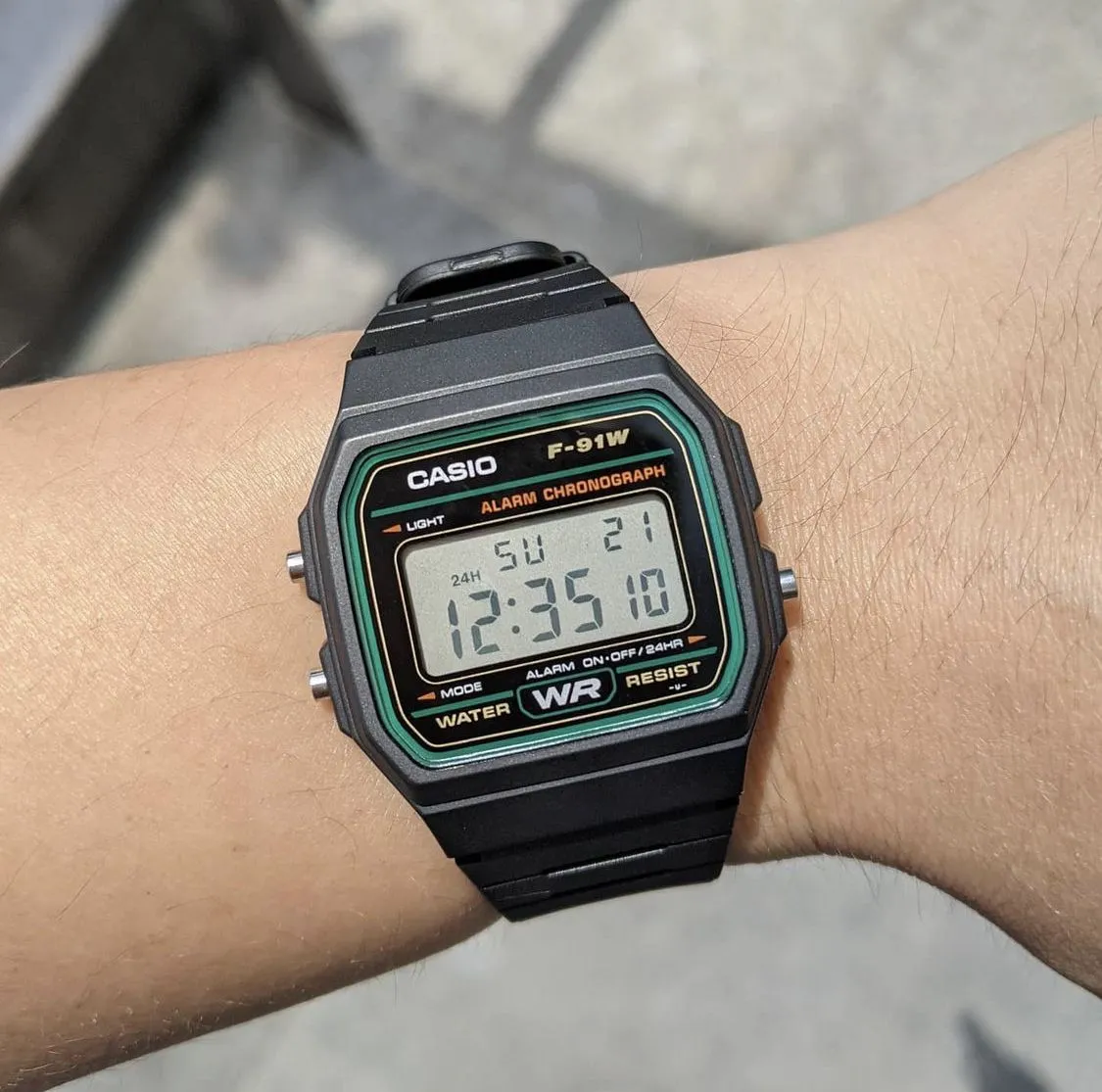Reloj Casio F-91W-3DG