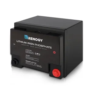 Renogy Lithium Iron Phosphate Battery 12V 50Ah
