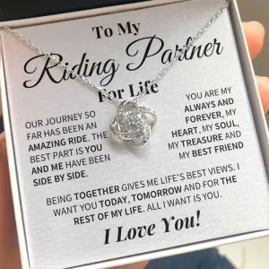 Rest Of My Life Love Knot Necklace