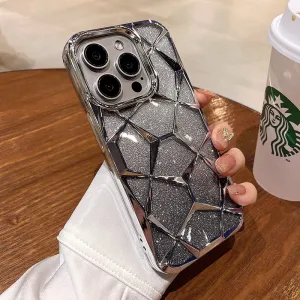 Rhombus Phone Case Glitter