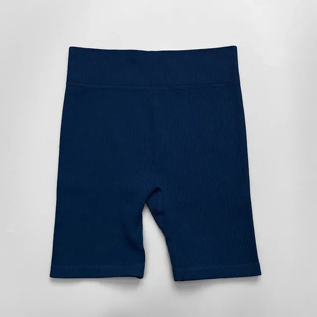 Ribbed Seamless Yoga Set for Women