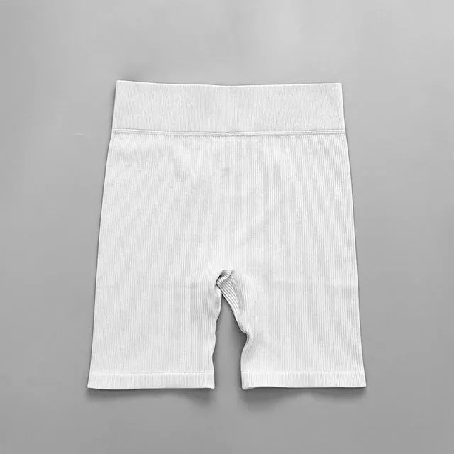 Ribbed Seamless Yoga Set for Women