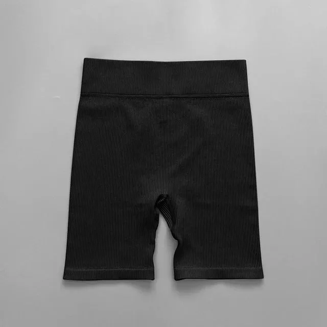 Ribbed Seamless Yoga Set for Women