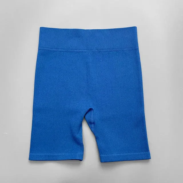 Ribbed Seamless Yoga Set for Women