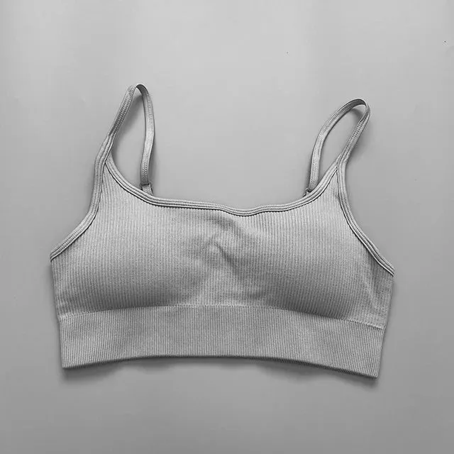 Ribbed Seamless Yoga Set for Women