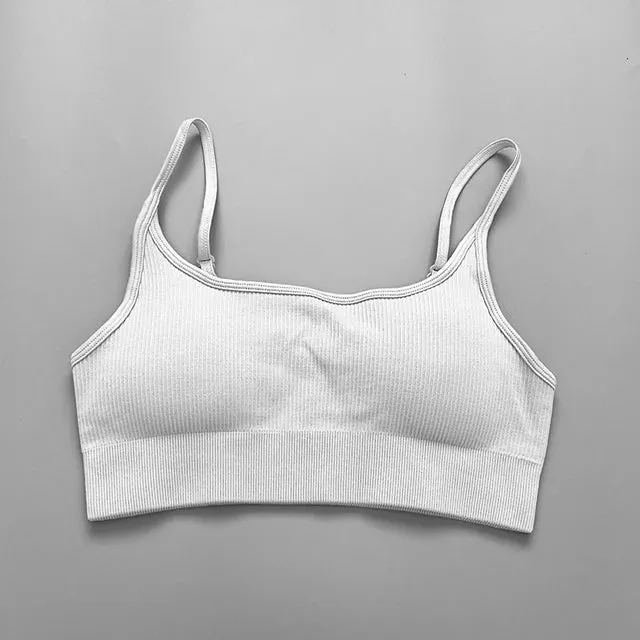 Ribbed Seamless Yoga Set for Women
