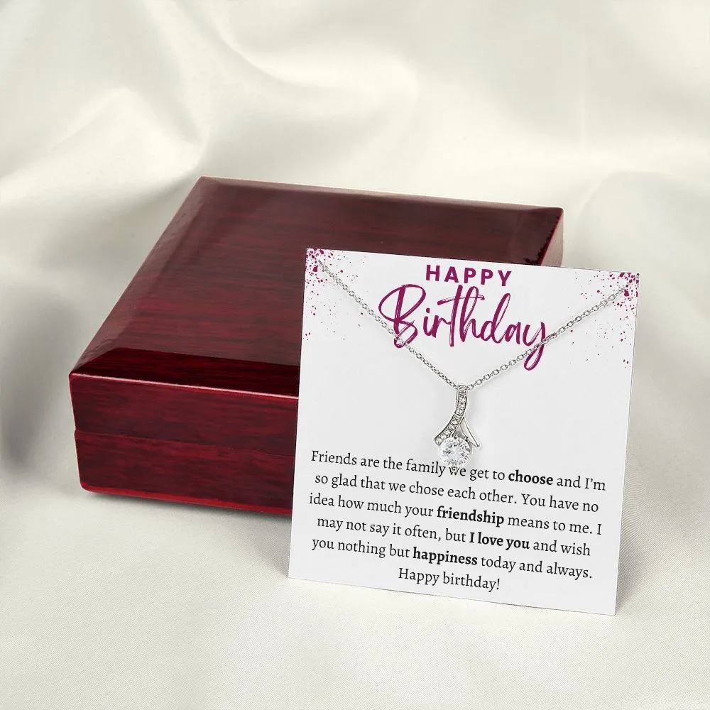 Ribbon Happy Birthday Gift for Friend
