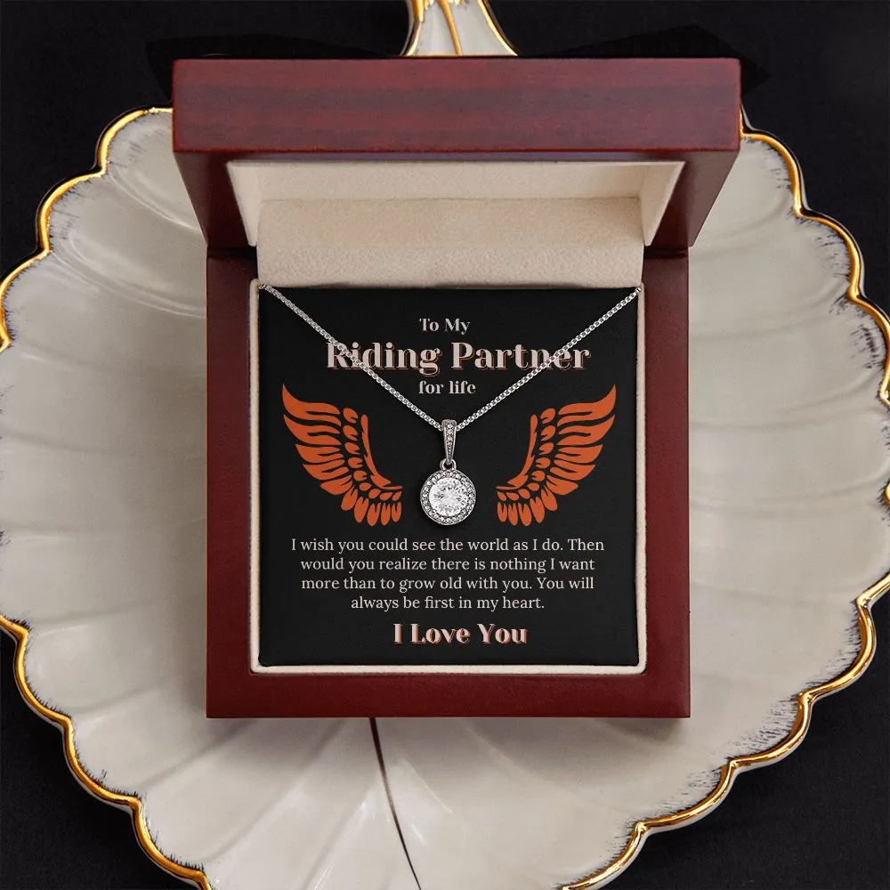 Riding Partner For Life First In My Heart Necklace