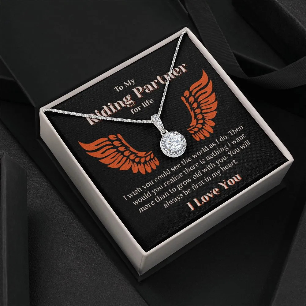 Riding Partner For Life First In My Heart Necklace