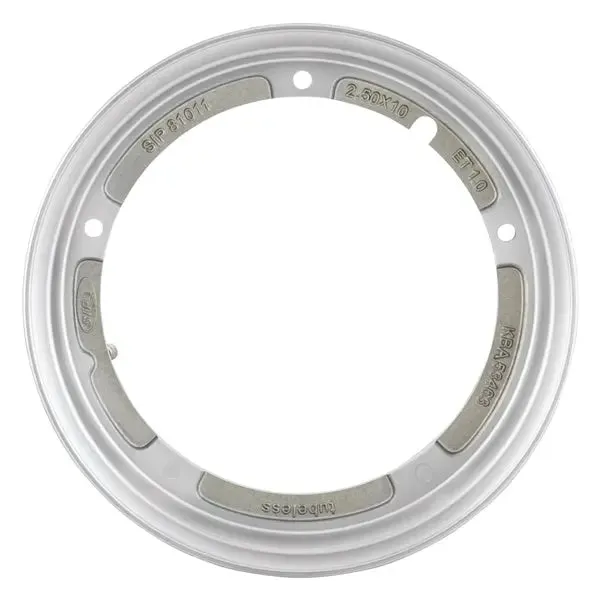 Rim Tubeless 2.0 SIP 2.50 Ø 10" | Vespa 50-125/PV/ET3/PK/ S/XL/XL2/125 GT-TS/ 150 GL/GS VS5T/ Sprint/V/T4/Rally/PX/PE/ Lusso/T5/Cosa/LML Star/ DLX/Deluxe 2T/4T