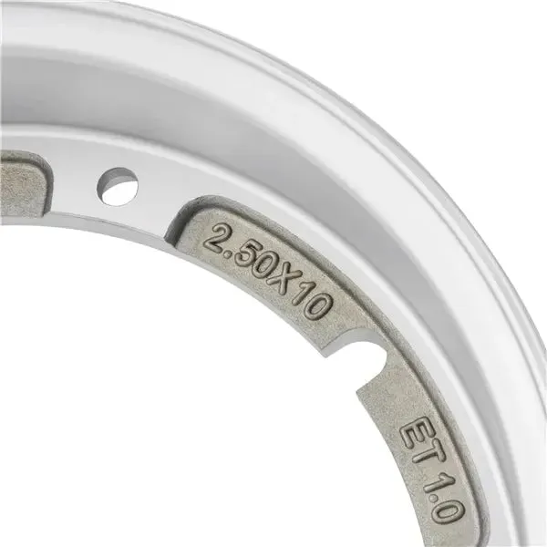 Rim Tubeless 2.0 SIP 2.50 Ø 10" | Vespa 50-125/PV/ET3/PK/ S/XL/XL2/125 GT-TS/ 150 GL/GS VS5T/ Sprint/V/T4/Rally/PX/PE/ Lusso/T5/Cosa/LML Star/ DLX/Deluxe 2T/4T
