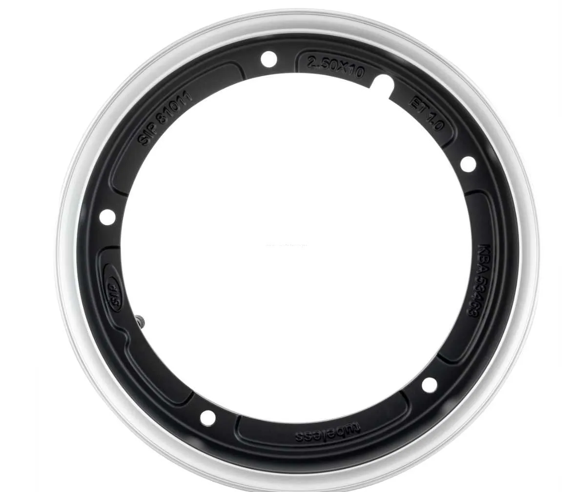 Rim Tubeless 2.0 SIP 2.50 Ø 10" | Vespa 50-125/PV/ET3/PK/ S/XL/XL2/125 GT-TS/ 150 GL/GS VS5T/ Sprint/V/T4/Rally/PX/PE/ Lusso/T5/Cosa/LML Star/ DLX/Deluxe 2T/4T