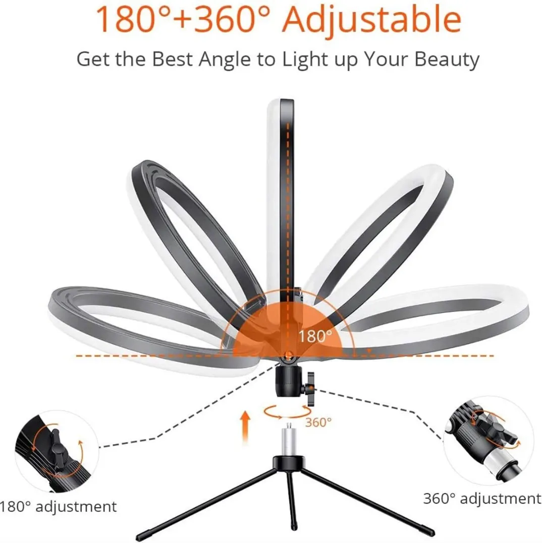 Ring Light with Tripod Stand & Phone Holder