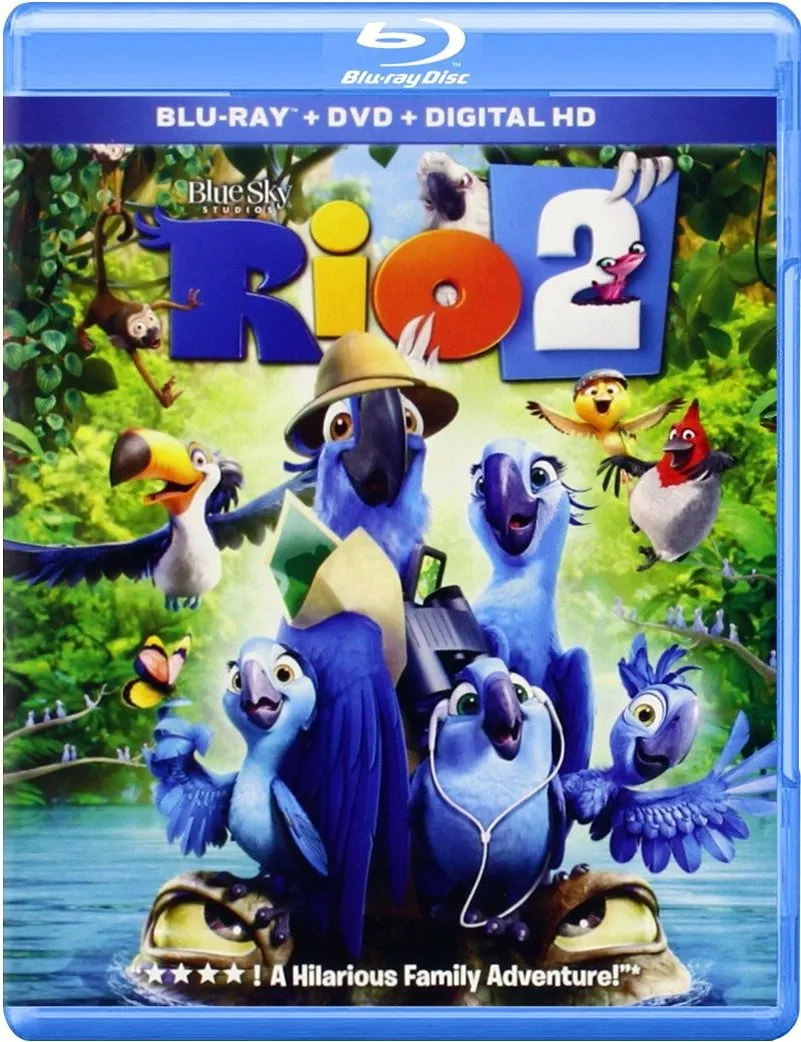 Rio 2 Blu-Ray   DVD   Digital HD (2-Disc Set) (Free Shipping)