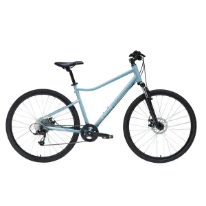 Riverside 500 Hybrid Bike - burgundy