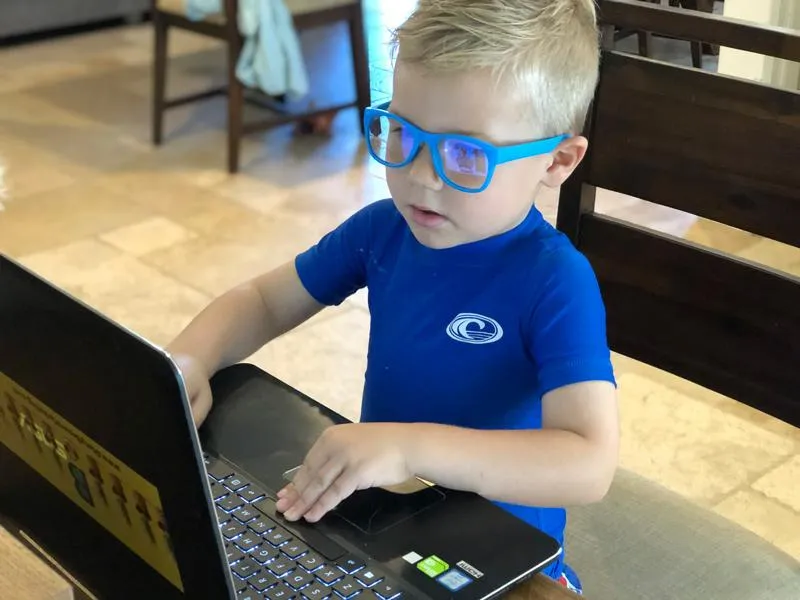 Ro Sham Bo  Screen Time Blue Blocker AVN Glasses Simon Navy (Min. of 2, multiples of 2)