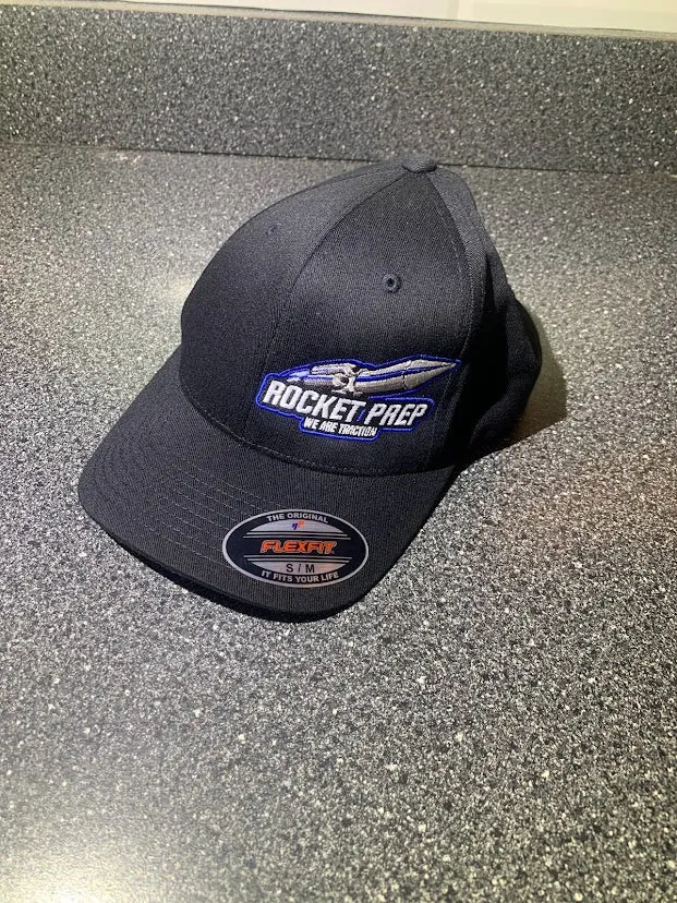 Rocket Prep Black Flex Fit hat
