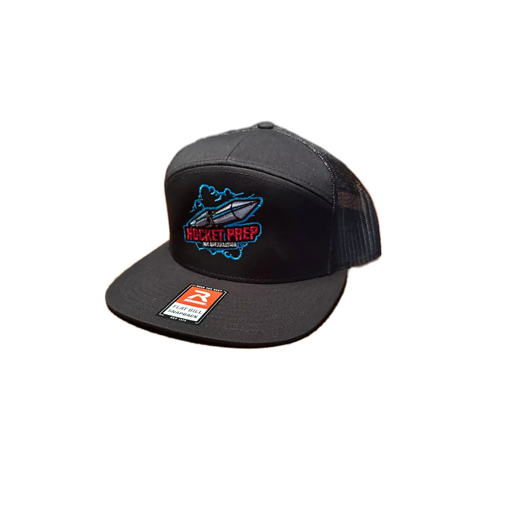 Rocket Prep Richardson Flat Bill Snapback Adjustable Hat