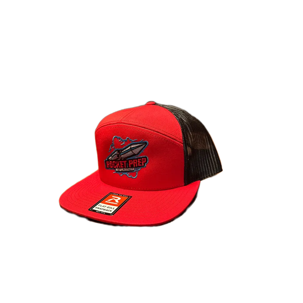 Rocket Prep Richardson Flat Bill Snapback Adjustable Hat