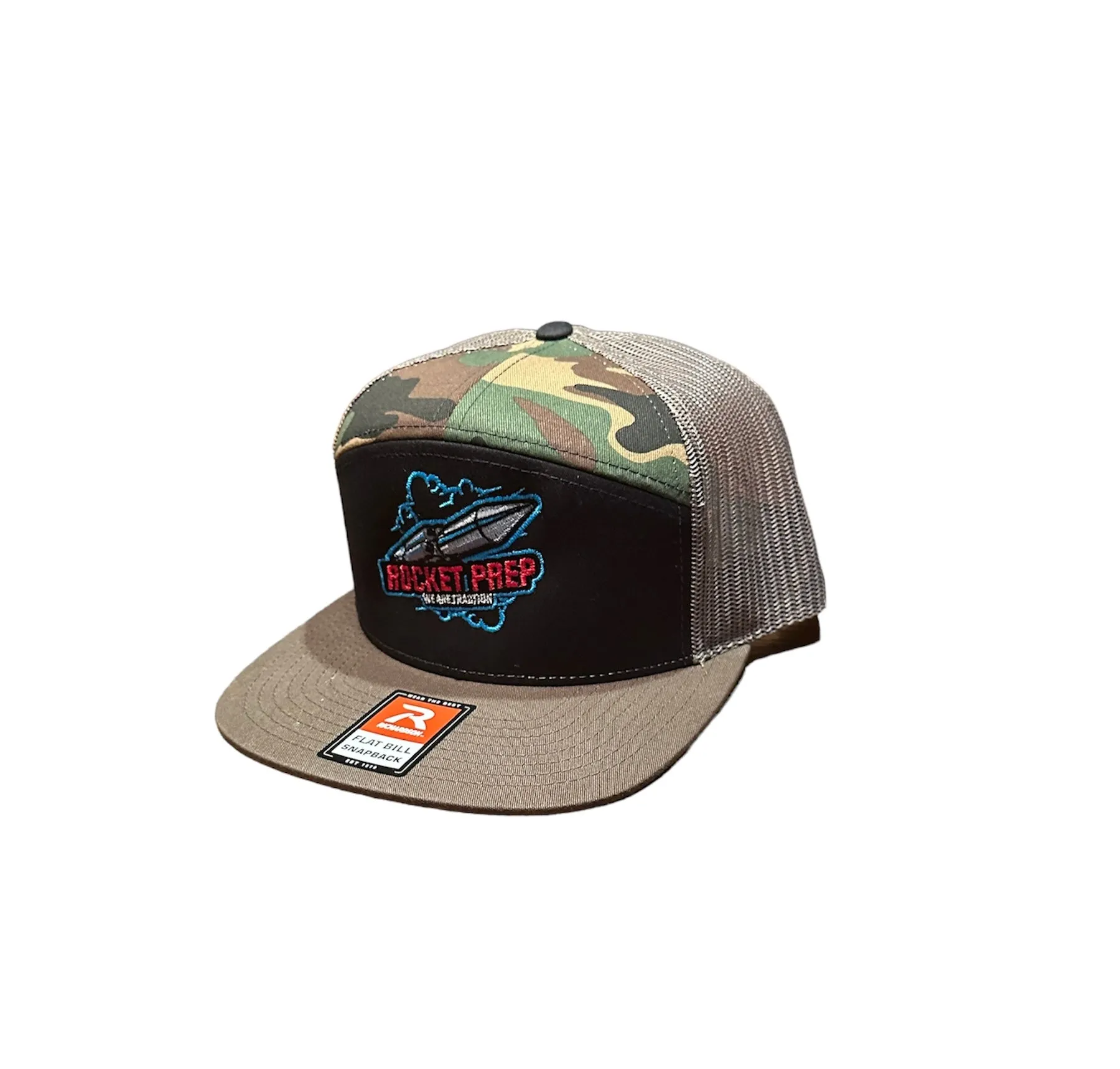 Rocket Prep Richardson Flat Bill Snapback Adjustable Hat