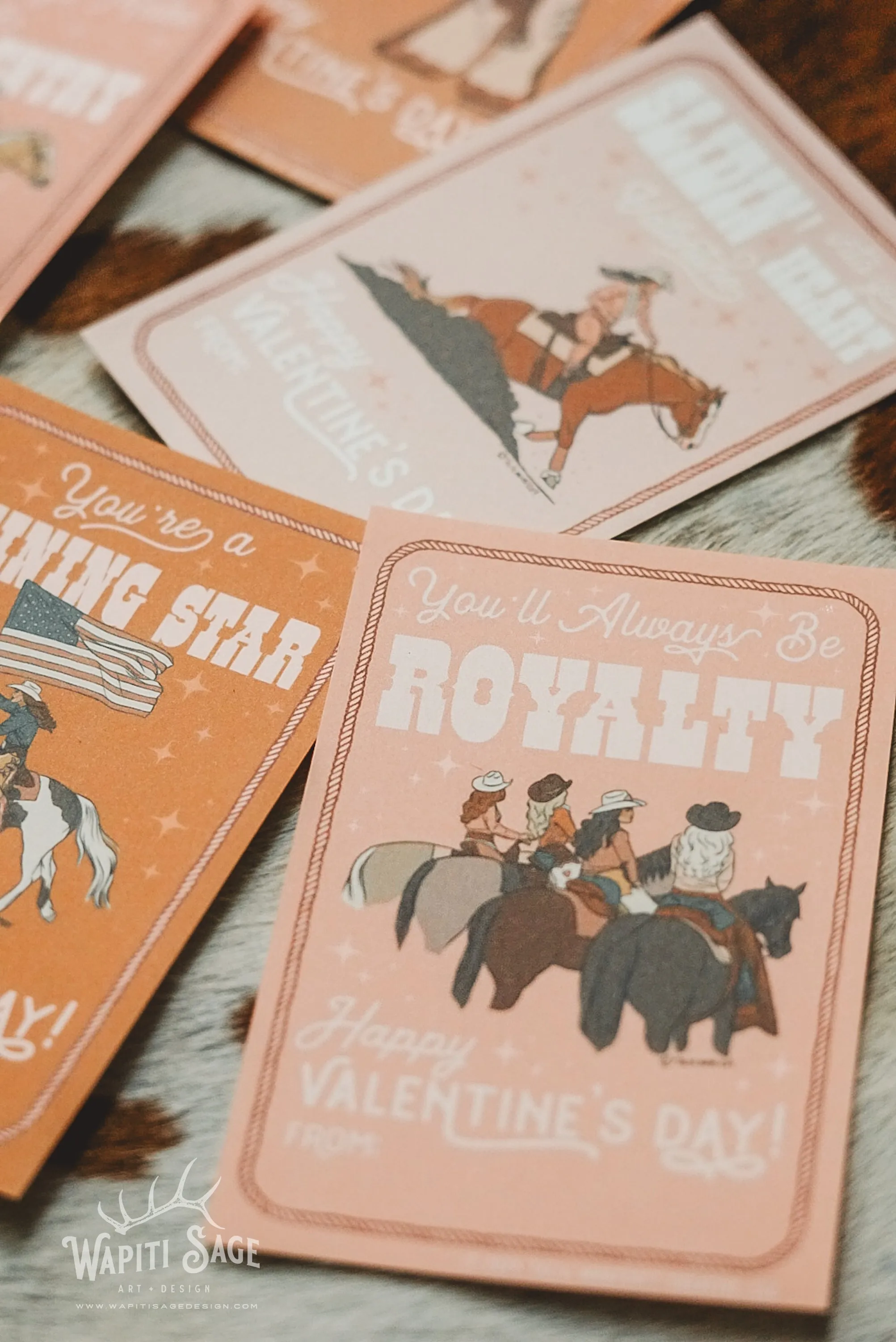 Rodeo Queen Valentine Cards Digital Printable