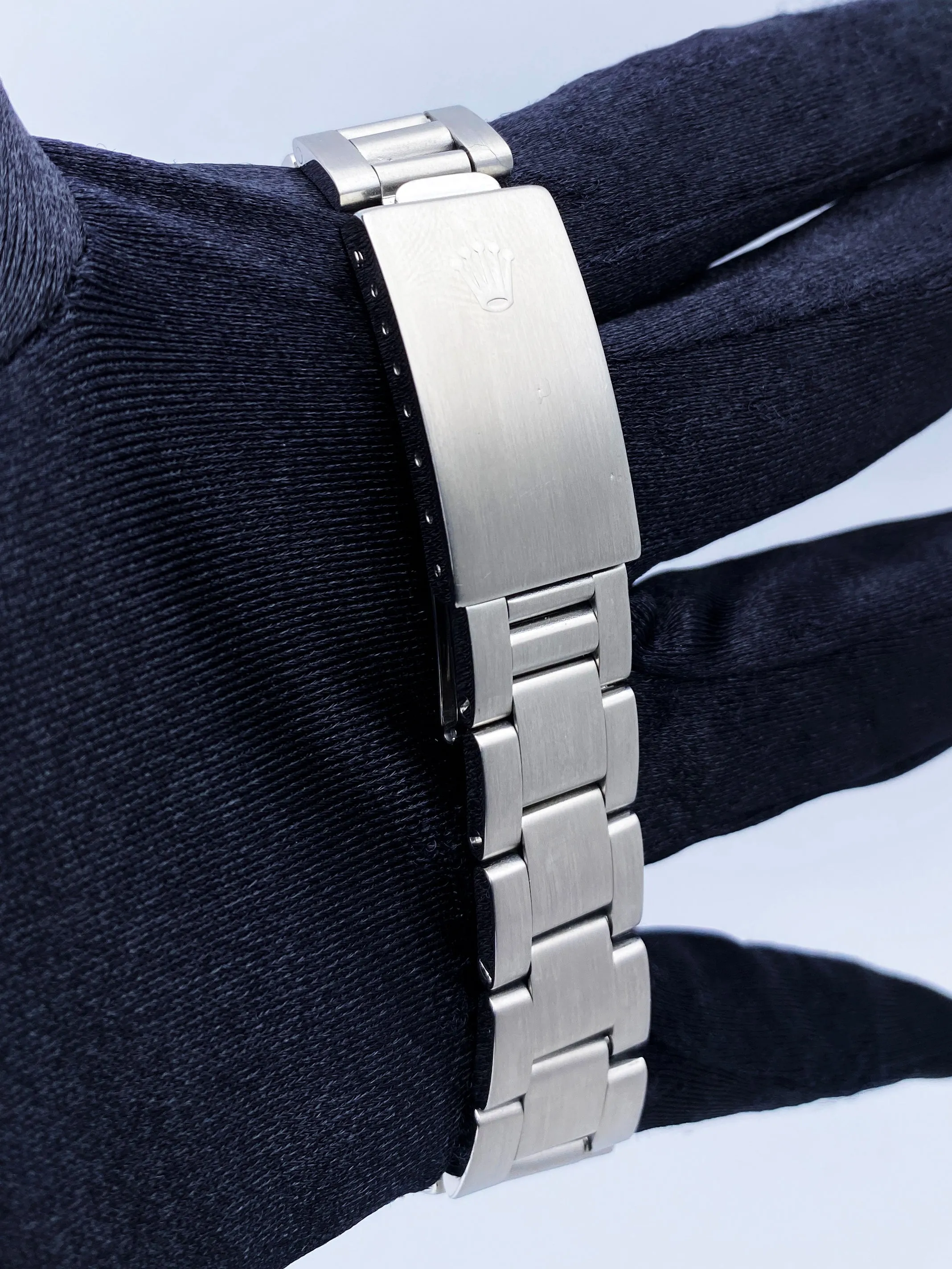 Rolex Air-King 5500 Silver Dial Mens Watch