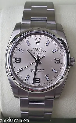 ROLEX AIRKING STAINLESS STEEL 34mm WATCH MODEL114200