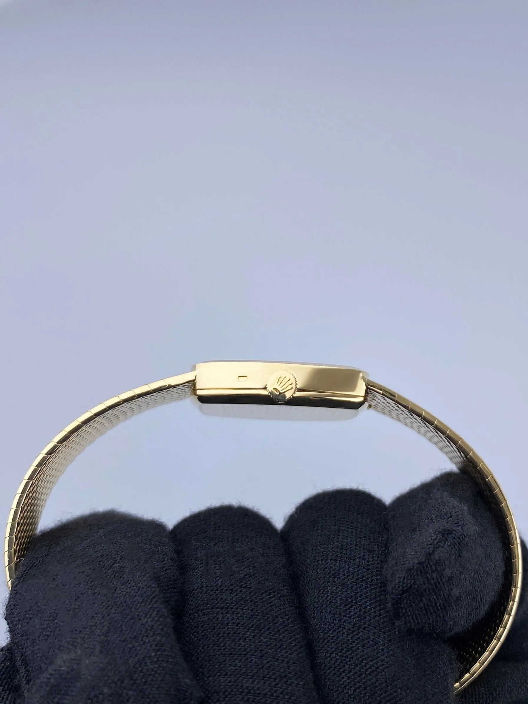 Rolex Cellini 4065 Blue Dial Ladies Watch