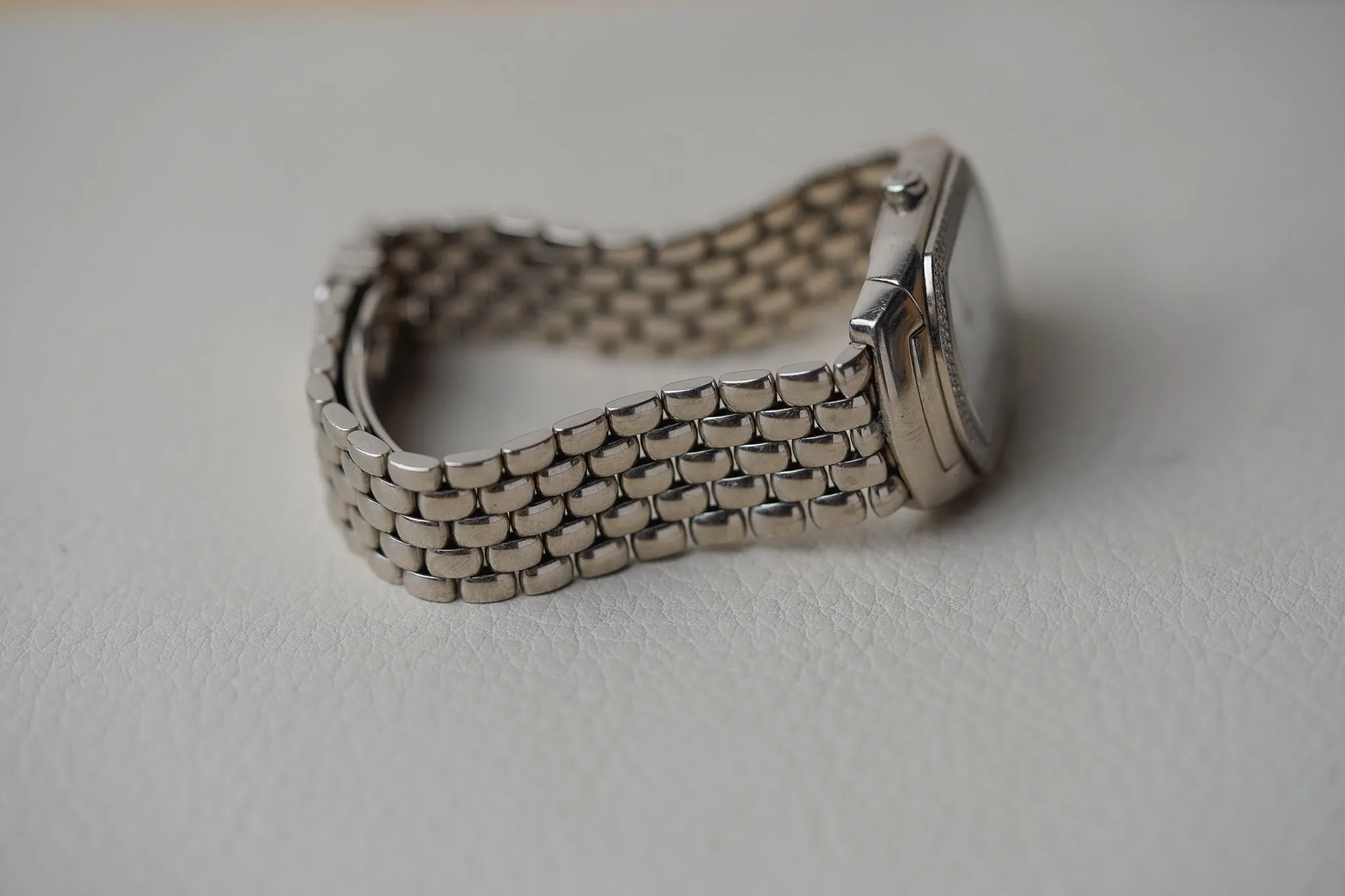 Rolex Cellini Cellissima 18k White Gold Diamond Bezel 6691