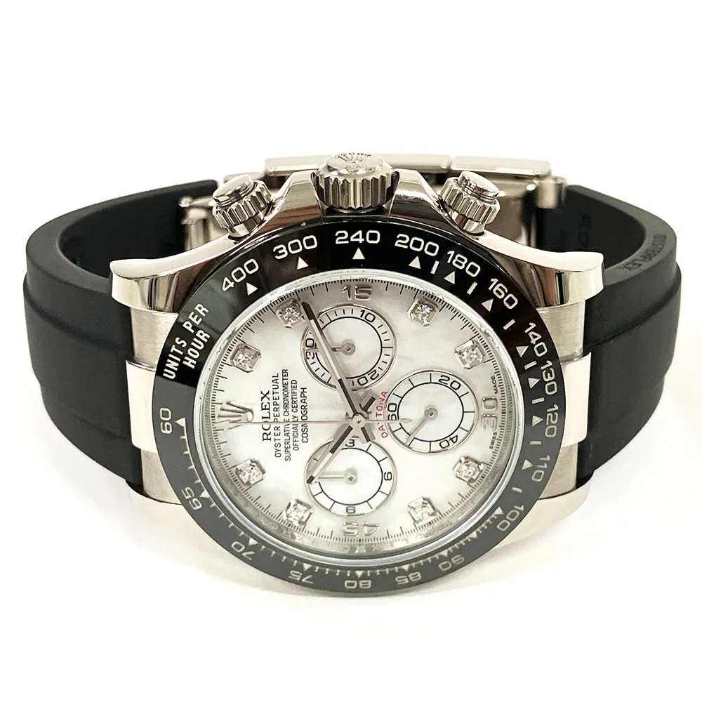 Rolex Cosmograph Daytona 116519LN White MOP Dial Aug 2019