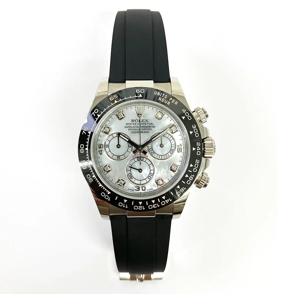 Rolex Cosmograph Daytona 116519LN White MOP Dial Aug 2019
