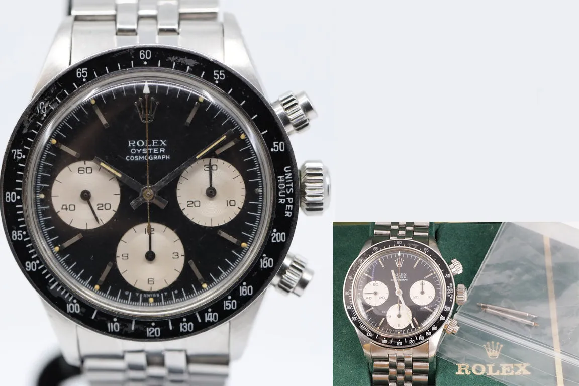 Rolex Cosmograph Daytona 6263 Stainless Steel 40mm Men's Watch