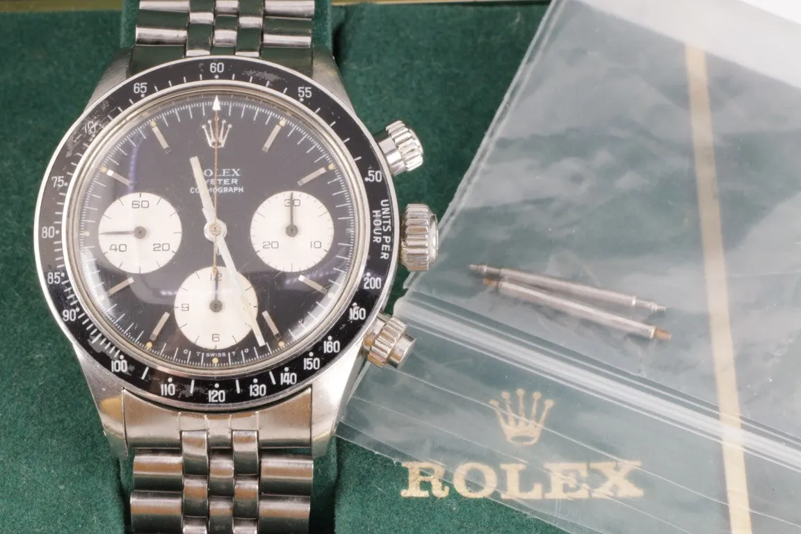 Rolex Cosmograph Daytona 6263 Stainless Steel 40mm Men's Watch