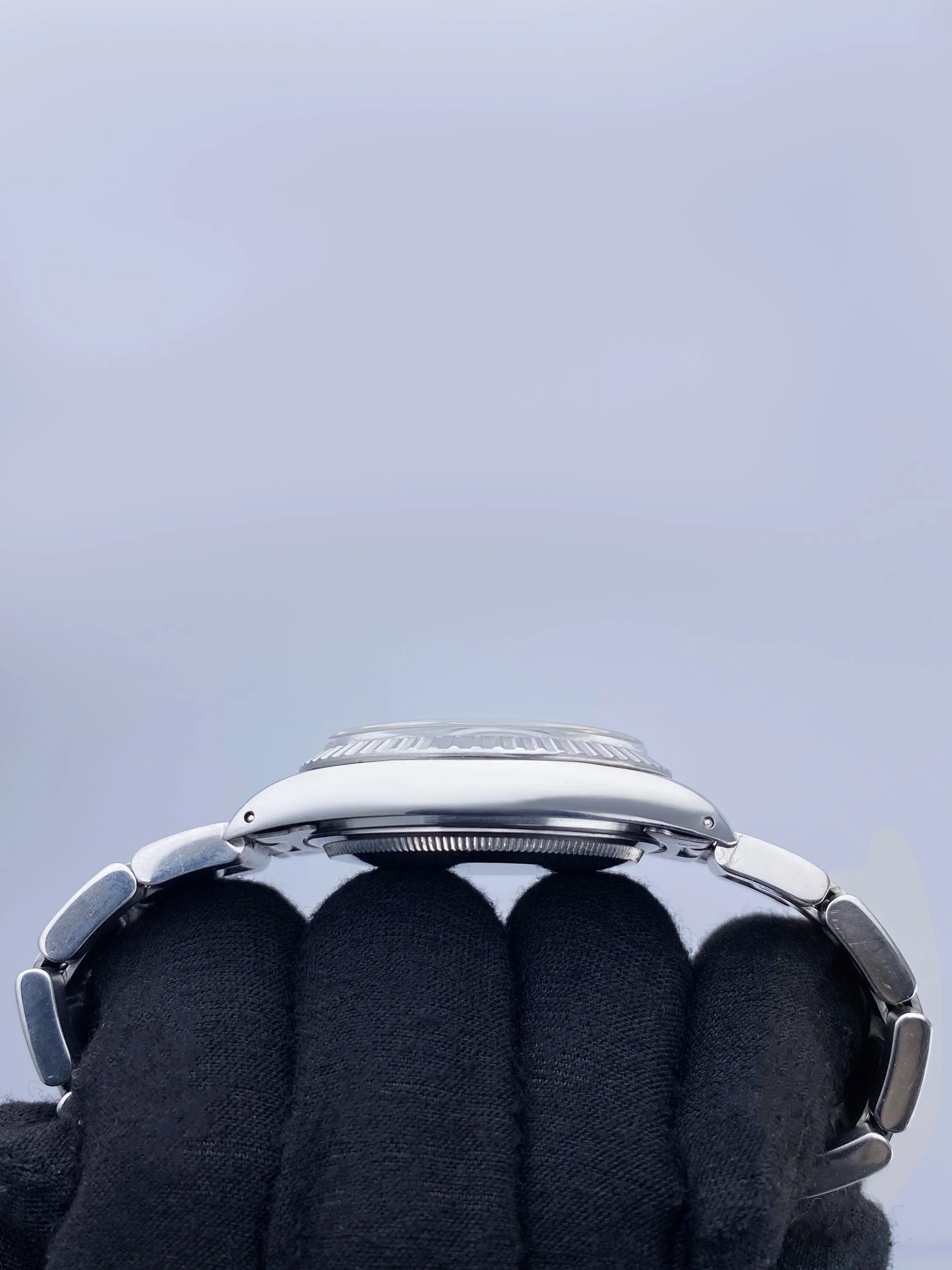 Rolex Datejust 16030 White Buckley Dial Mens Watch