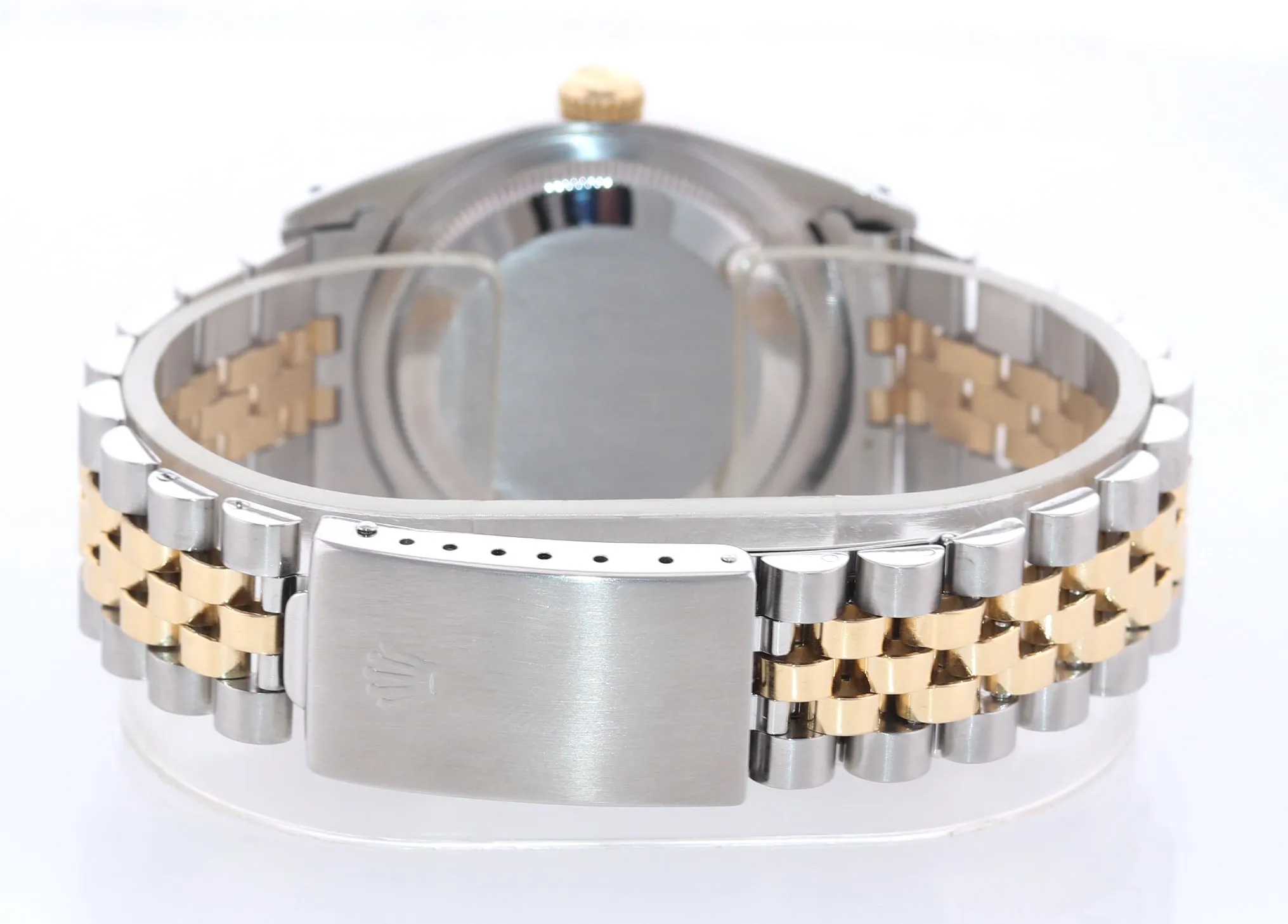 Rolex DateJust 16233 Two Tone 18k Gold 36mm Jubilee Champagne Diamond Dial Watch