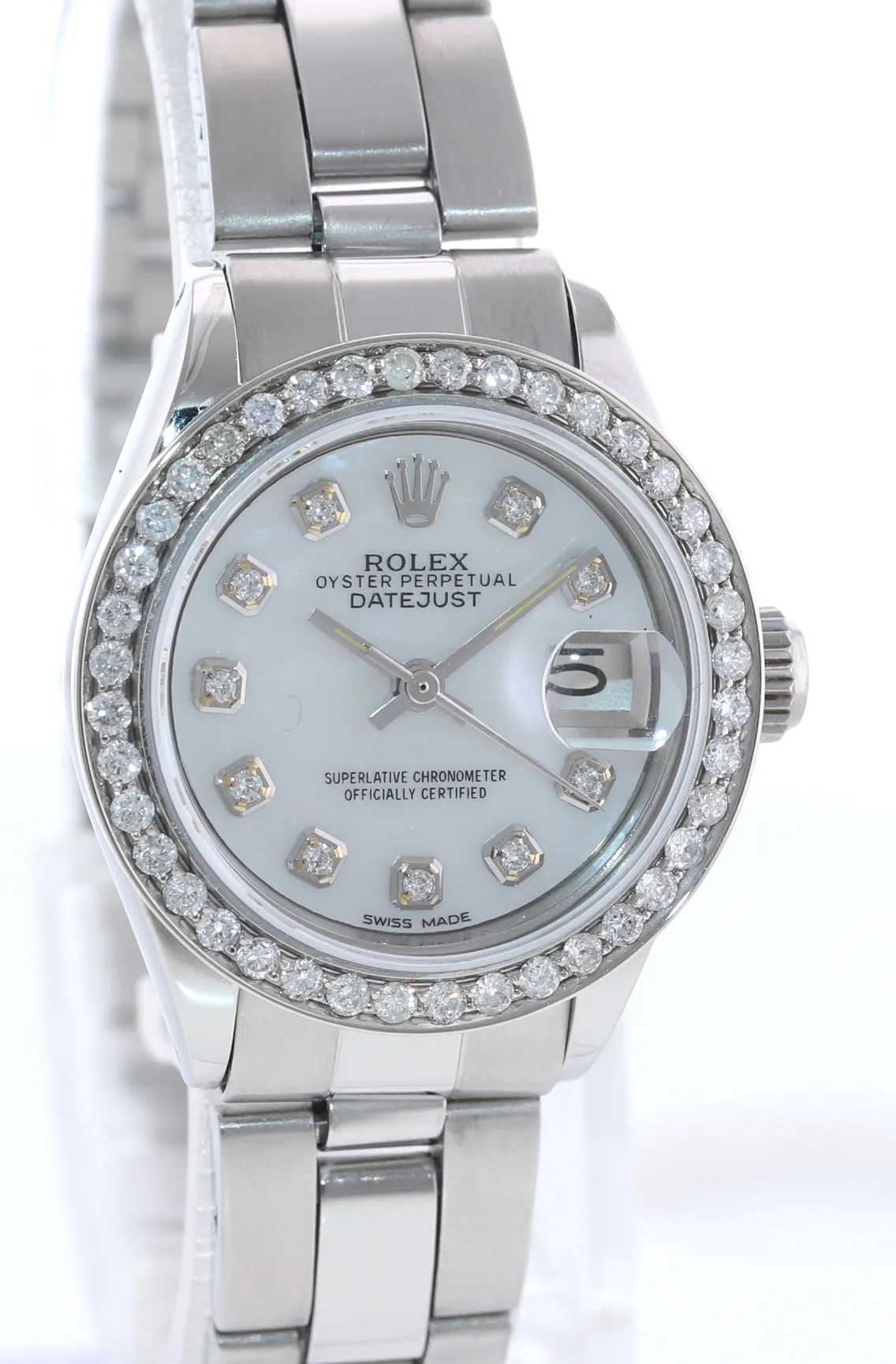 Rolex DateJust 26mm 6916 Steel Two Tone Jubilee Band White Anniversary Watch Box