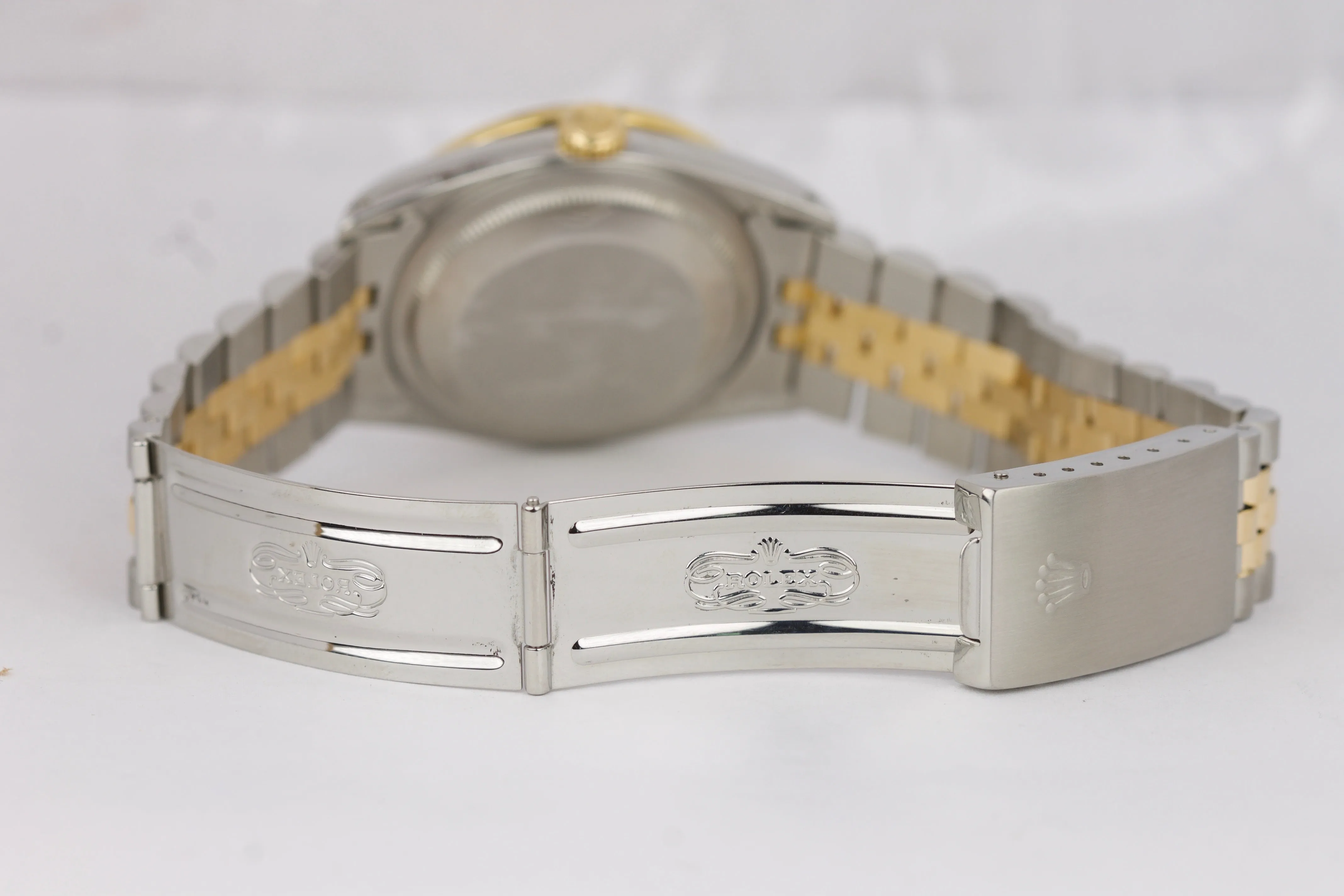 Rolex DateJust 36mm Two-Tone Diamond Champagne Stainless Jubilee Watch 16233