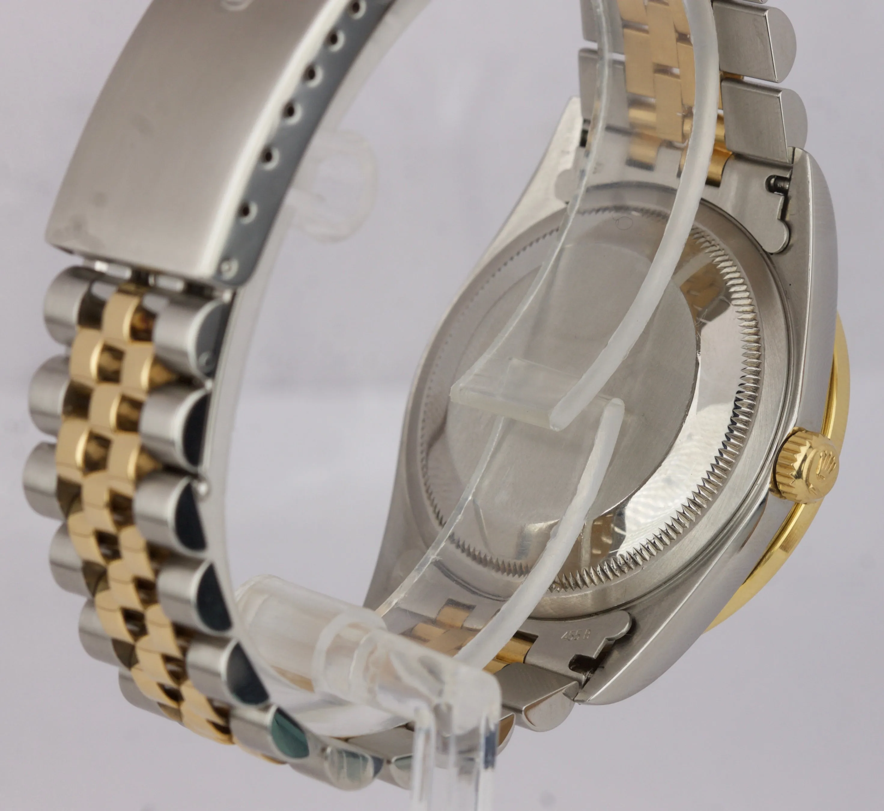Rolex DateJust 36mm Two-Tone Stainless Gold Jubilee Diamond MOP Date Watch 16233